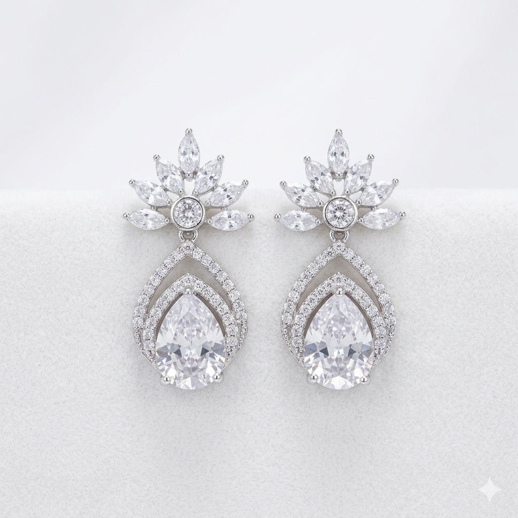 Silver Plated Earrings – Elegant & Everyday Shine