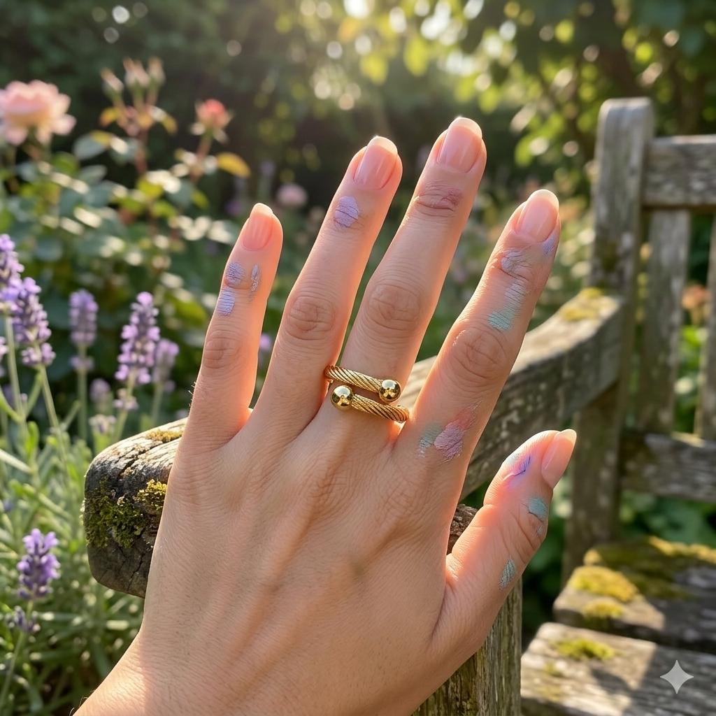 Premium Gold Plated Ring – Elegant & Timeless Style