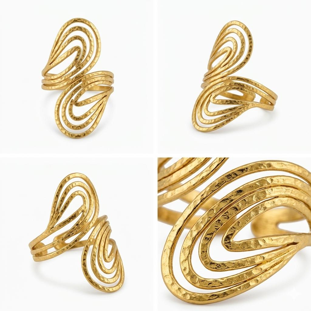 Classic Gold Plated Ring – Elegant & Timeless