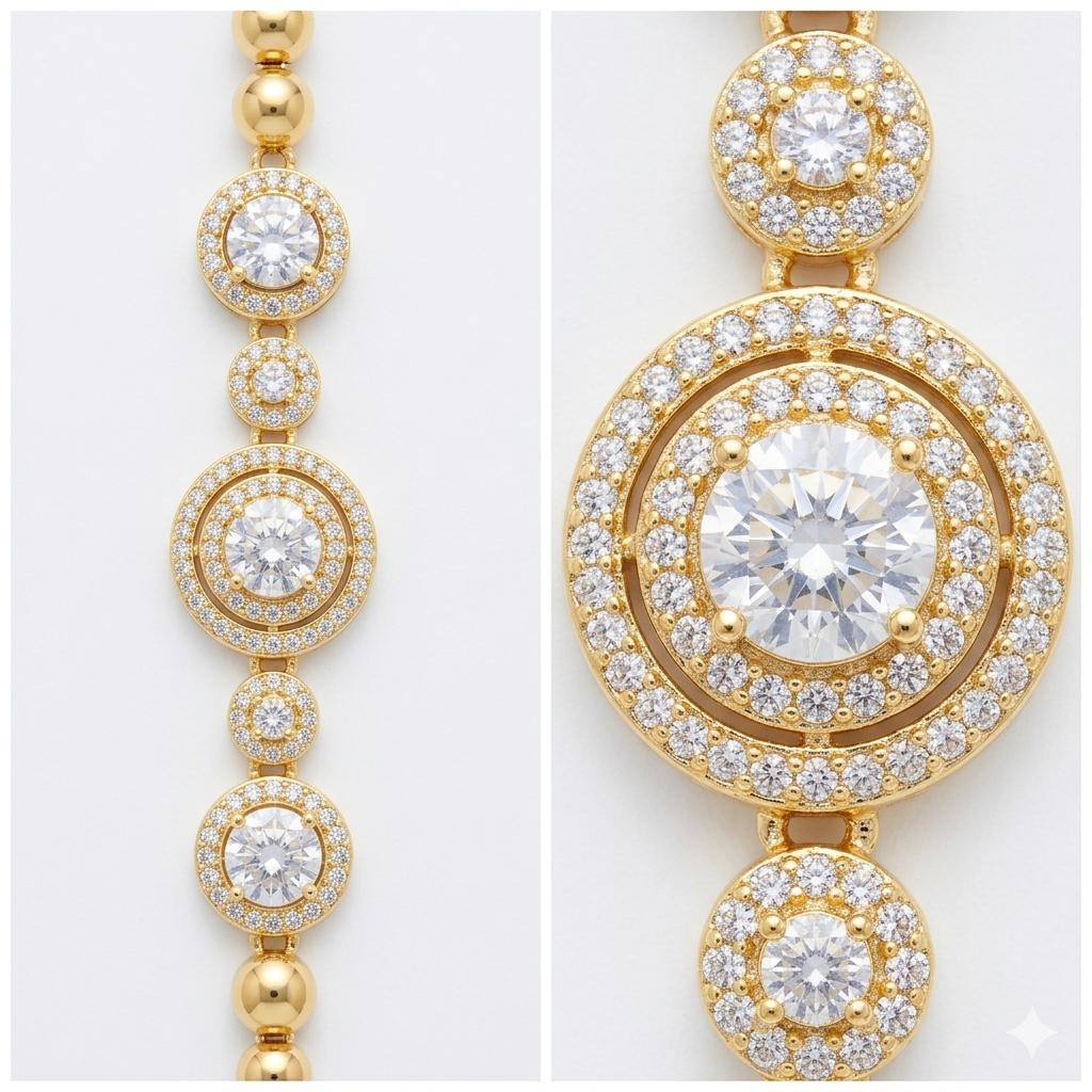 Elegant Zircon Bracelet – Sparkling Luxury