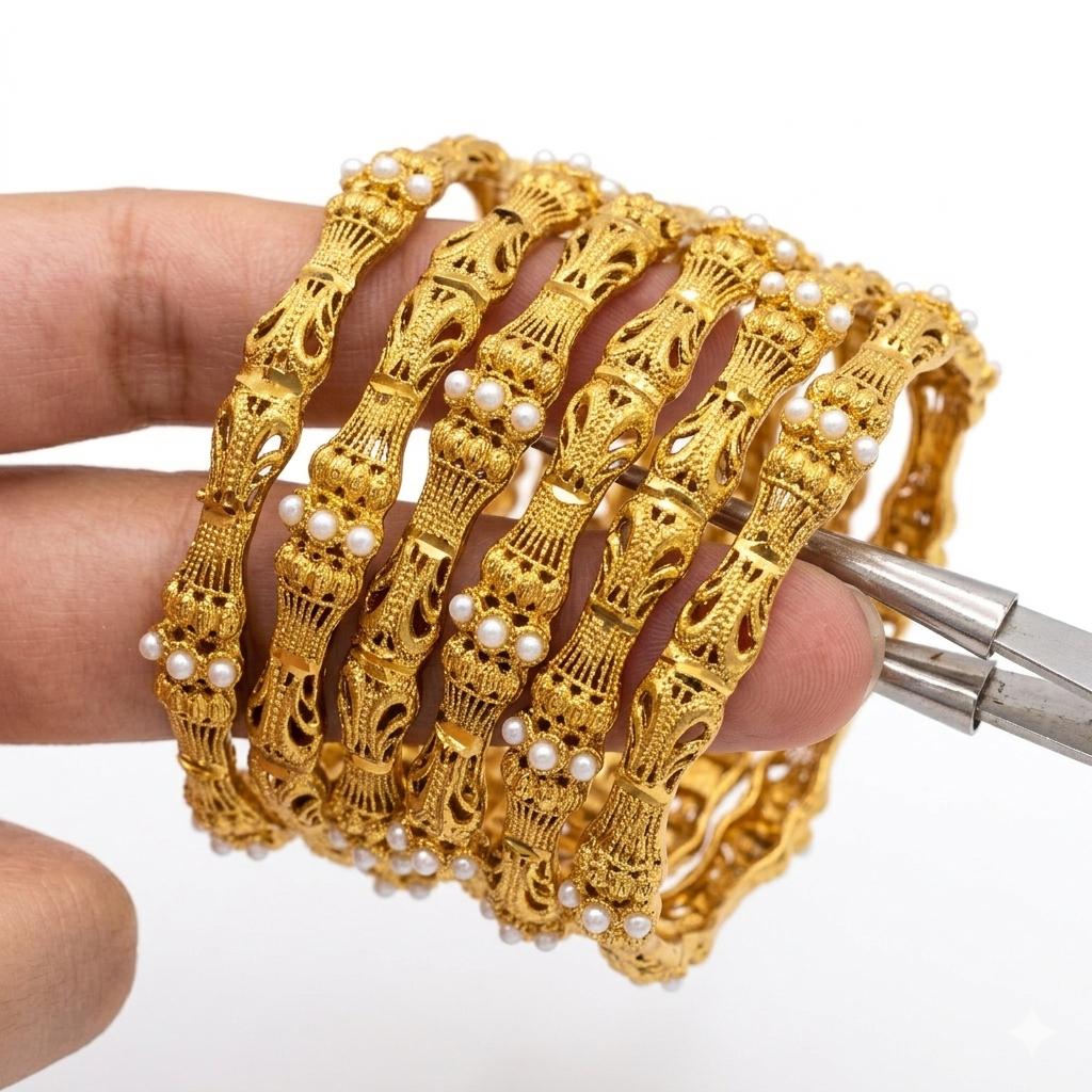 Ethnic Traditional Bangle – Elegant Cultural Style Bracelet for Women