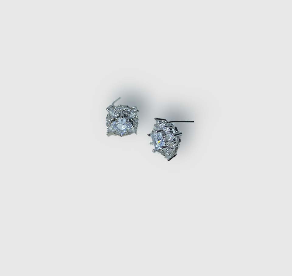 Elegant Zircon Stud Earrings for Women