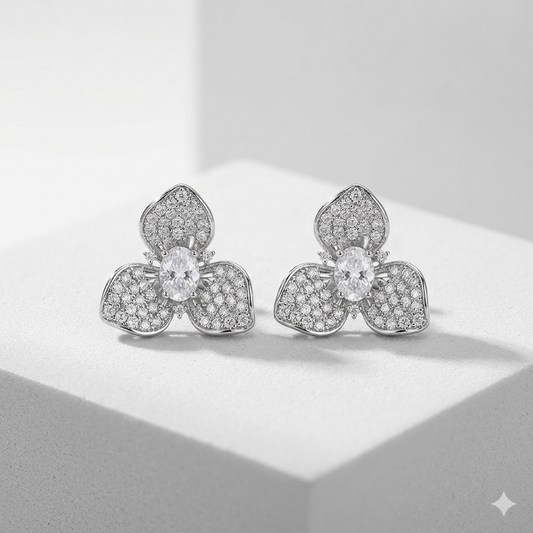 Elegant Silver Earrings – Timeless & Versatile Design