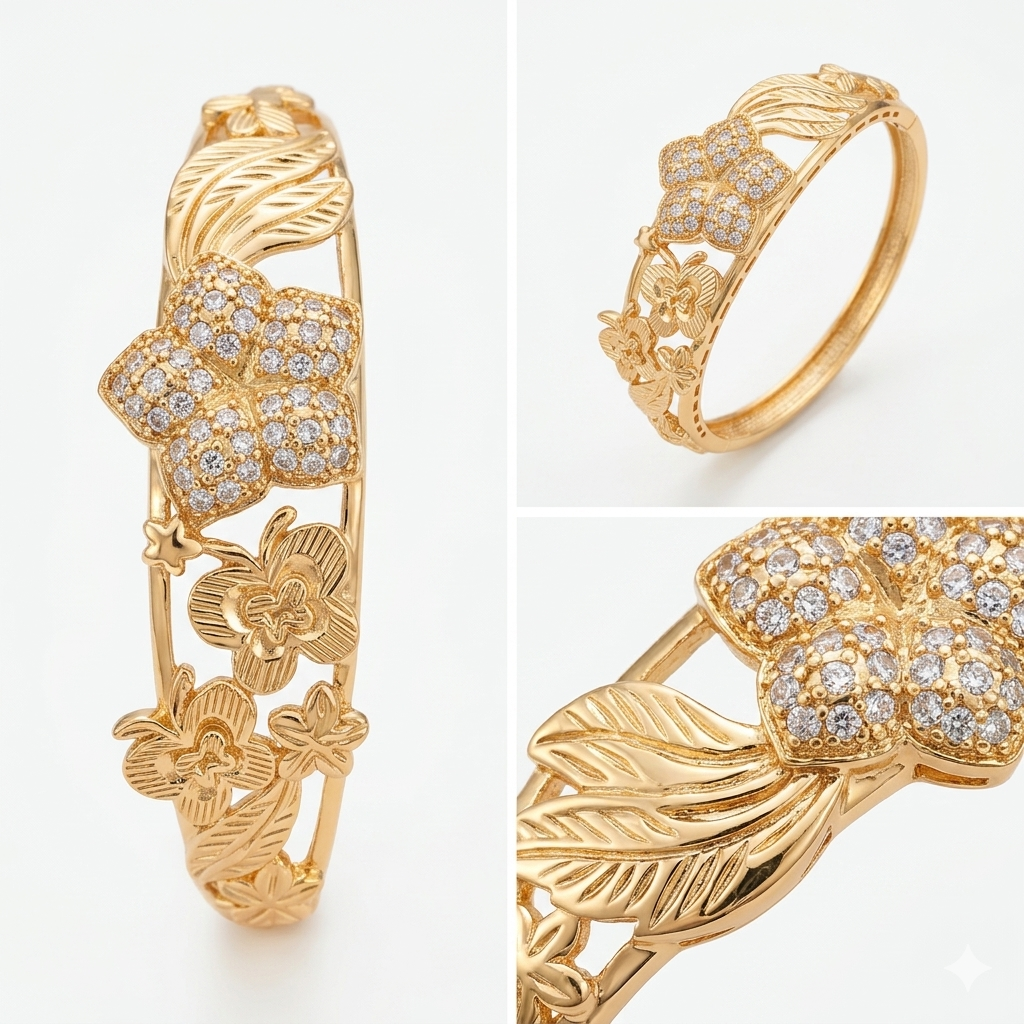 Classic Golden Bangle – Elegant & Timeless Jewelry