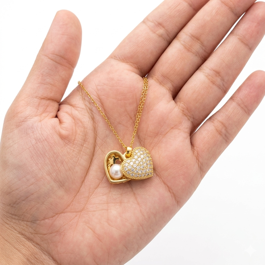 Heart Shape Pendant Necklace for Women – Elegant Romantic Jewellery