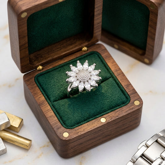 Stylish Floral Design Ring