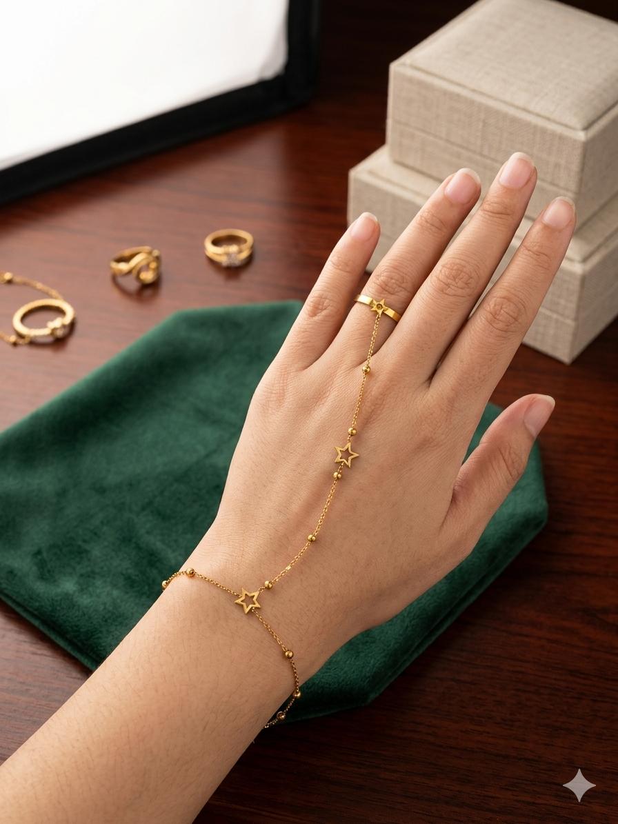 Stylish Hand Angla Bracelet – Elegant Hand Accessory