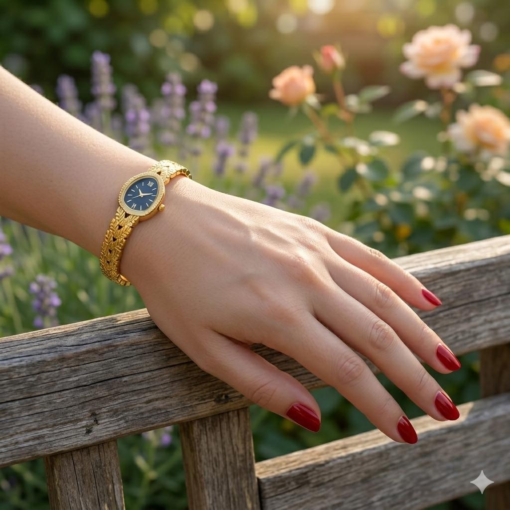 Round Watch Style Bangle – Trendy & Elegant Design