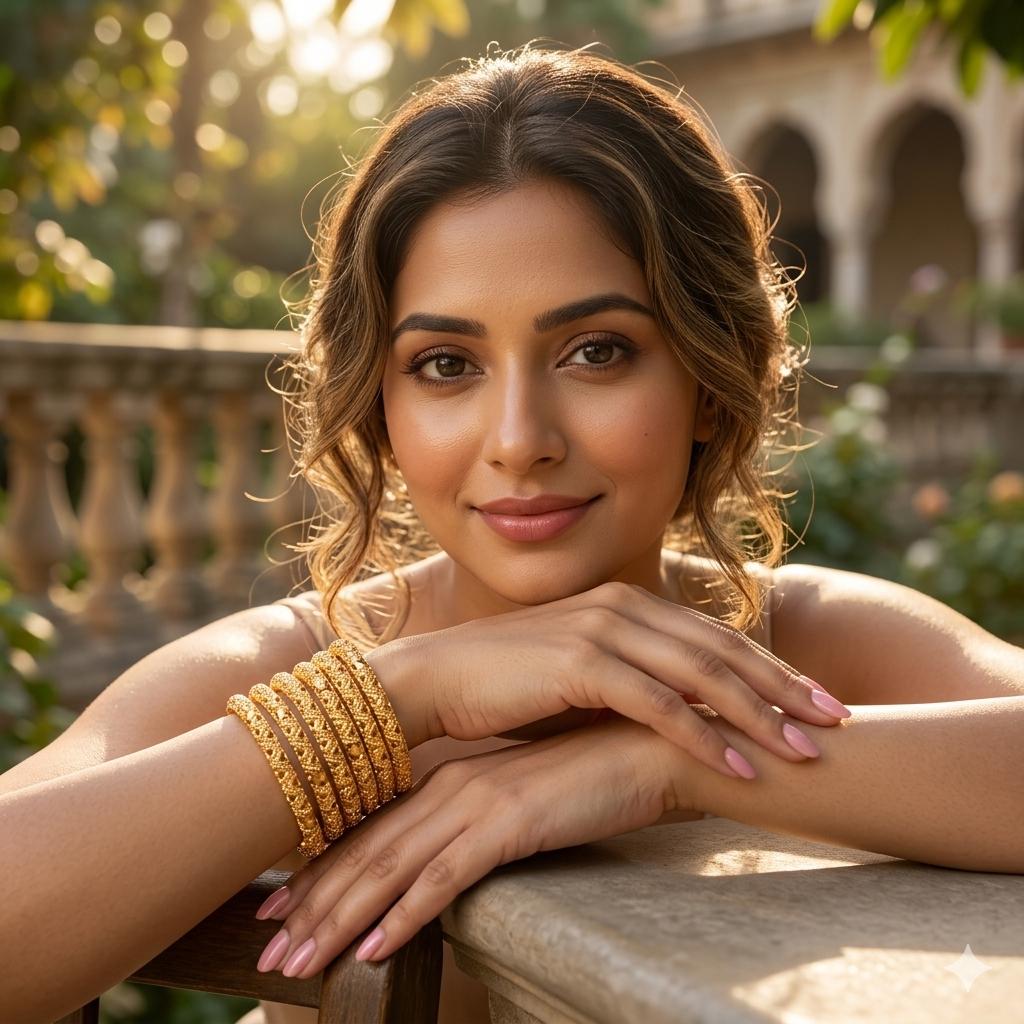 Gold Plated Golden Bangles – Elegant & Classic Shine