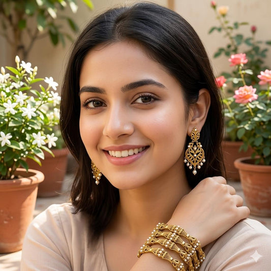 Ethnic Traditional Bangle – Elegant Cultural Style Bracelet for Women