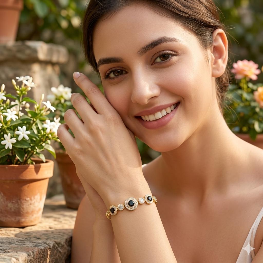 Elegant Zircon Bracelet – Sparkling Luxury