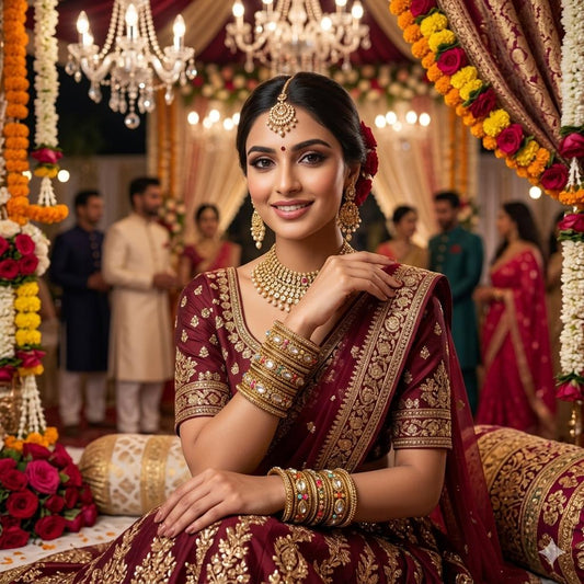 Elegant Stone Bangles – Timeless Sparkle Design