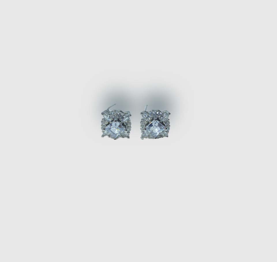 Elegant Zircon Stud Earrings for Women
