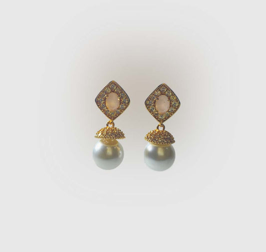 Elegant Pearl Drop Earrings for Women