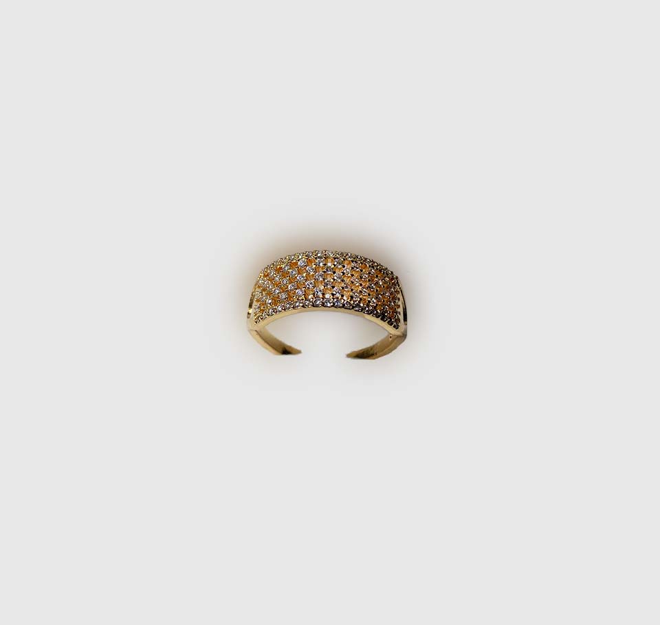 Golden Zircon Ring for Women