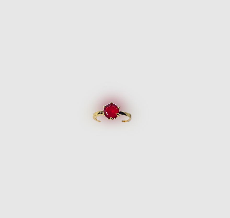 Elegant Single Stone Ring