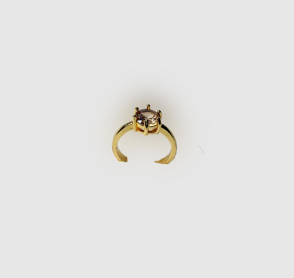 Elegant Single Stone Ring